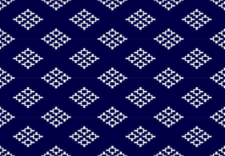 Aztec ethnic seamless pattern. Geometric native traditional. Design for background,carpet,wallpaper,clothing,wrapping,batic,fabric,vector illustraion.embroidery style.のイラスト素材