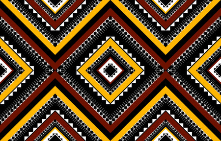 Geometric ethnic seamless pattern tribal traditional. Aztec style. design for background,...