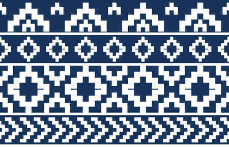 Geometric ethnic seamless pattern. Traditional tribal style. Design for background,illustration,texture,fabric,wallpaper,clothing,carpet,sarong,batik,embroideryのイラスト素材