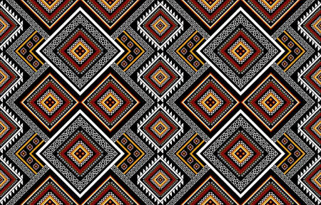 Geometric ethnic seamless pattern. Traditional tribal style. Design for...
