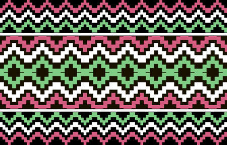 Geometric ethnic seamless pattern. Traditional tribal style. Design for...