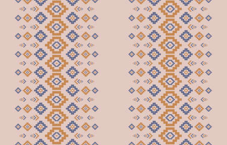 Geometric ethnic seamless pattern. Traditional tribal style. Design for...