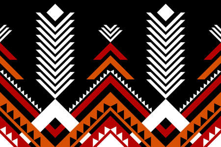 Geometric ethnic seamless pattern. Traditional tribal style. Design for...