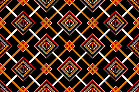 Geometric ethnic seamless pattern traditional. Design for background,...