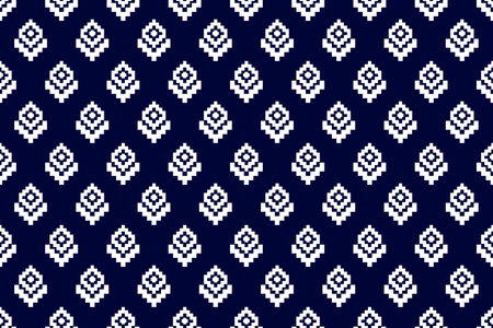 Aztec ethnic seamless pattern. Geometric pattern in tribal. Design for background, wallpaper, vector illustration, textile, fabric, clothing, batik, carpet, embroidery.のイラスト素材