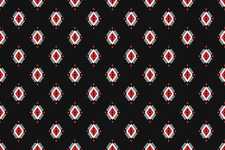 Geometric ethnic seamless pattern traditional. Design for background, wallpaper, illustration,...