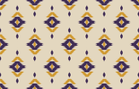 Ethnic tribal pattern art. Ikat ethnic seamless pattern. American and Mexican style. for background,...