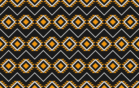Geometric ethnic seamless pattern traditional. Design for background, wallpaper, vector...