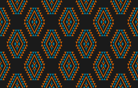 Geometric ethnic seamless pattern traditional. American, Mexican style. Design for background,...