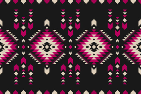 Geometric ethnic seamless pattern traditional. Carpet tribal pattern art. Aztec ethnic ornament...