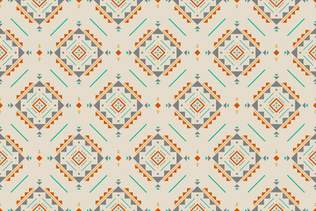 Geometric ethnic seamless pattern traditional. Aztec ethnic ornament print. Tribal pattern style.