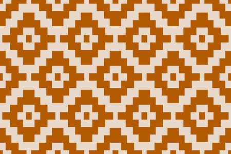Ethnic Aztec pattern art. Geometric seamless pattern in tribal, folk embroidery, and Mexican style....