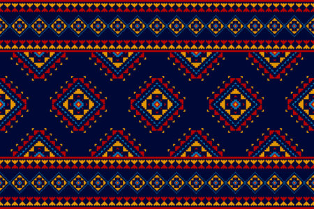 Carpet ethnic tribal pattern art. Geometric ethnic seamless pattern in tribal. Mexican style. Design...