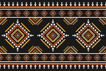 Carpet ethnic tribal pattern art. Geometric ethnic seamless pattern in tribal. Mexican style. Design...