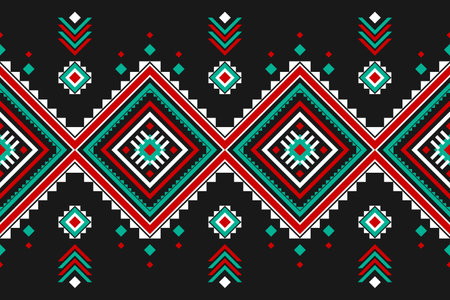 Carpet tribal pattern art. Geometric ethnic seamless pattern traditional. American, Mexican style....