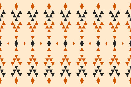 Carpet tribal pattern art. Geometric ethnic seamless pattern traditional. American, Mexican style....