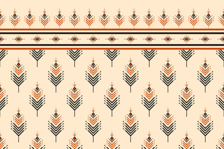 Geometric ethnic seamless pattern traditional. Aztec ethnic ornament print. Tribal pattern style....