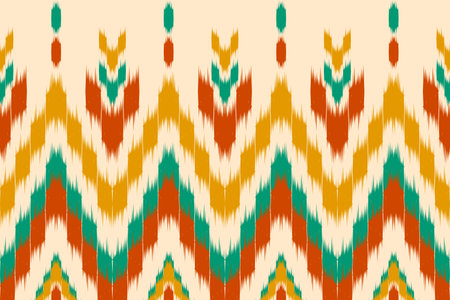 Abstract ethnic pattern art. Ikat seamless pattern traditional. American, Mexican style. Design for background, wallpaper, vector illustration, fabric, clothing, carpet, textile, batik, embroidery.のイラスト素材