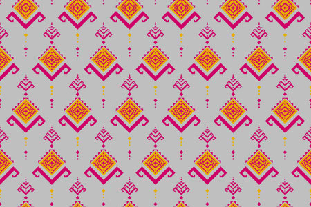 Ethnic Aztec pattern art. Geometric seamless pattern in tribal, folk embroidery, and Mexican style....