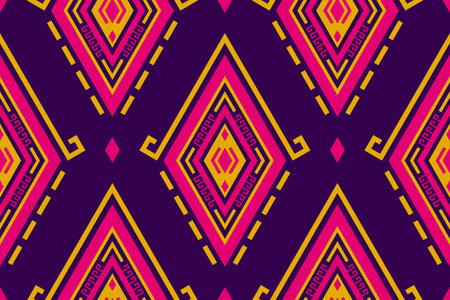 Geometric ethnic seamless pattern traditional. American, Mexican style. Design for background,...