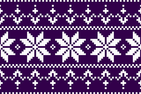 Carpet flower pattern art. Geometric ethnic floral seamless pattern in tribal. American, Mexican style. Design for background, illustration, fabric, clothing, carpet, rug, batik, embroidery.のイラスト素材