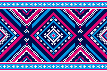 Beautiful carpet ethnic art. Geometric ethnic seamless pattern in tribal. American, Mexican style....