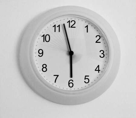 black and white vintage clock ticking passing time