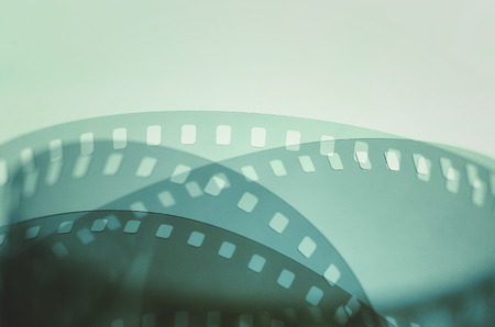 ring film closeup of abstractionの写真素材