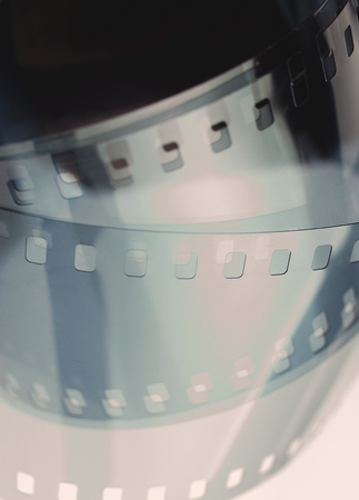 ring film closeup of abstractionの写真素材