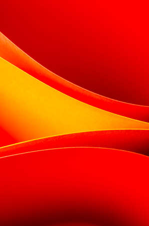 abstract pattern of multicolored lines and wavesの写真素材