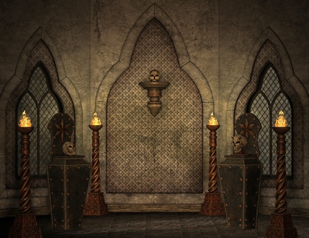 gothic sceneryの写真素材