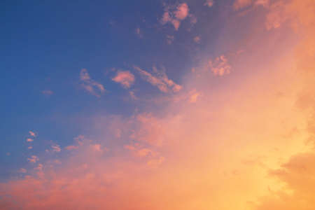 pastel skyの写真素材