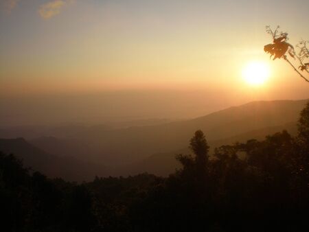 son rise in the morningの写真素材