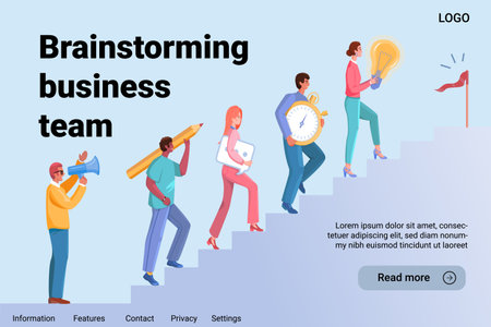 web page design template for online shopping, digital marketing, teamwork, business strategy and analytics. Modern vector illustration concepts for website and mobile website development.のイラスト素材