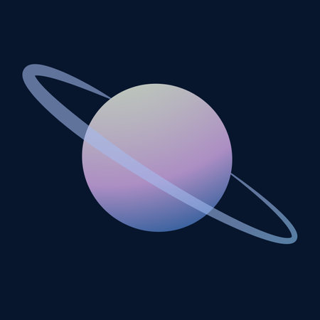 Fantasy cartoon planet. isolated object. space background.のイラスト素材