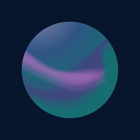 Fantasy cartoon planet. isolated object. space background.のイラスト素材