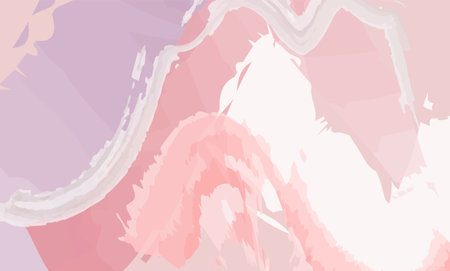 Abstract background with pink and white watercolor texture. Vector illustration.のイラスト素材