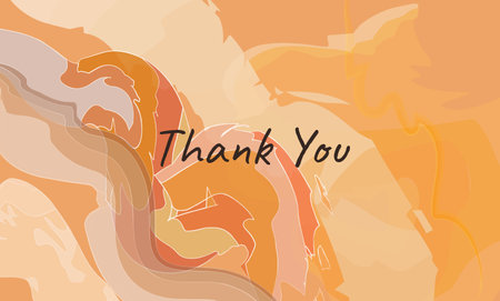 Thank You card with abstract background. Vector illustration. Eps 10.のイラスト素材
