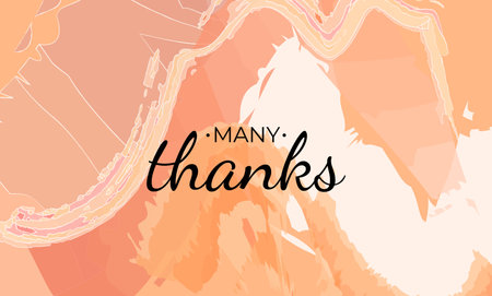 Happy Holidays greeting card. Abstract vector background with hand drawn text.のイラスト素材