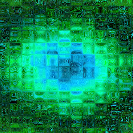 A texture of translucent glass tiles with mystic light behind themの写真素材