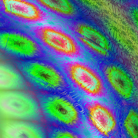 A wallpaper with motley abstract line with roundsの写真素材