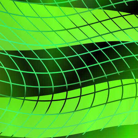 A black and green digital line in matrix styleの写真素材