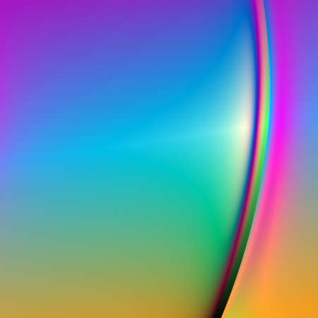 An abstract background with rainbow colors and linesの写真素材