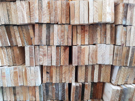 Wood panels are used for home decoration.