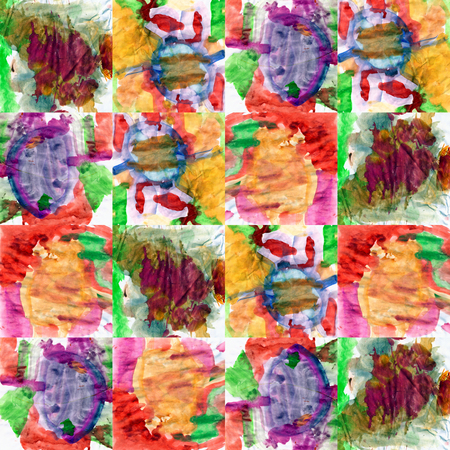 Seamless abstract texture of childrenの写真素材