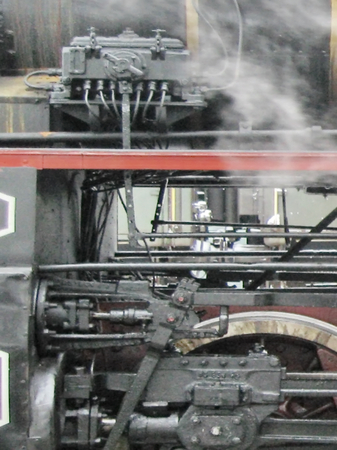 Retro vintage locomotive revolutionary time the ironの写真素材