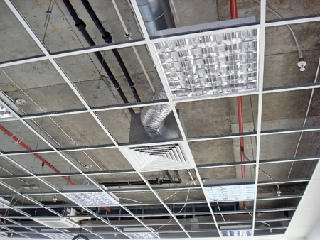 Finishing construction work in large office buildings