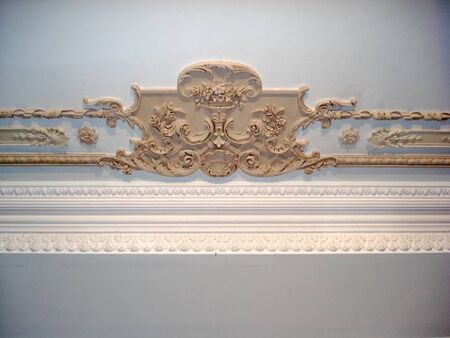 Construction finishing work inside the premises the ceiling