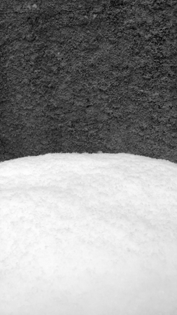 Falling Snow is Large on a clear dayの写真素材