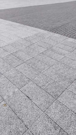 Modern Paving Pavement Stone design gray geometricの写真素材